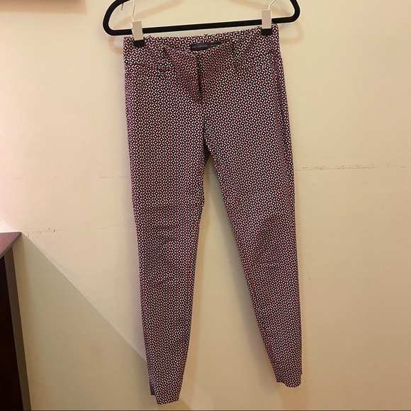 Red and blue patterned pants - Picture 3 of 5